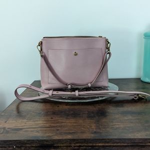 Pink leather madewell bag